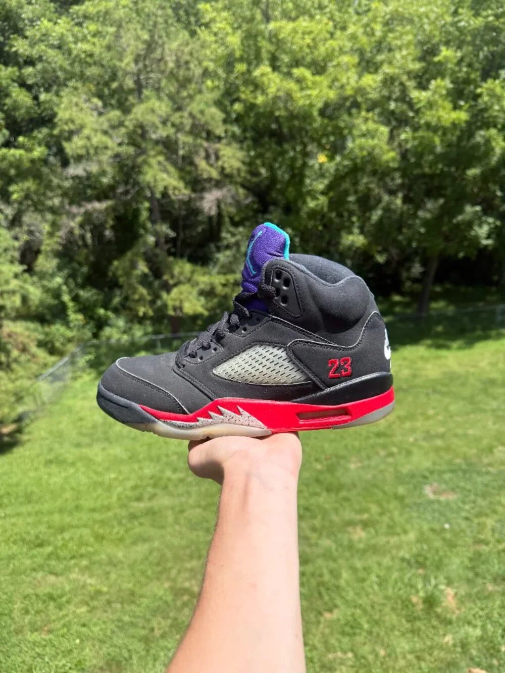 jordan 5 top 3 size 8 mens